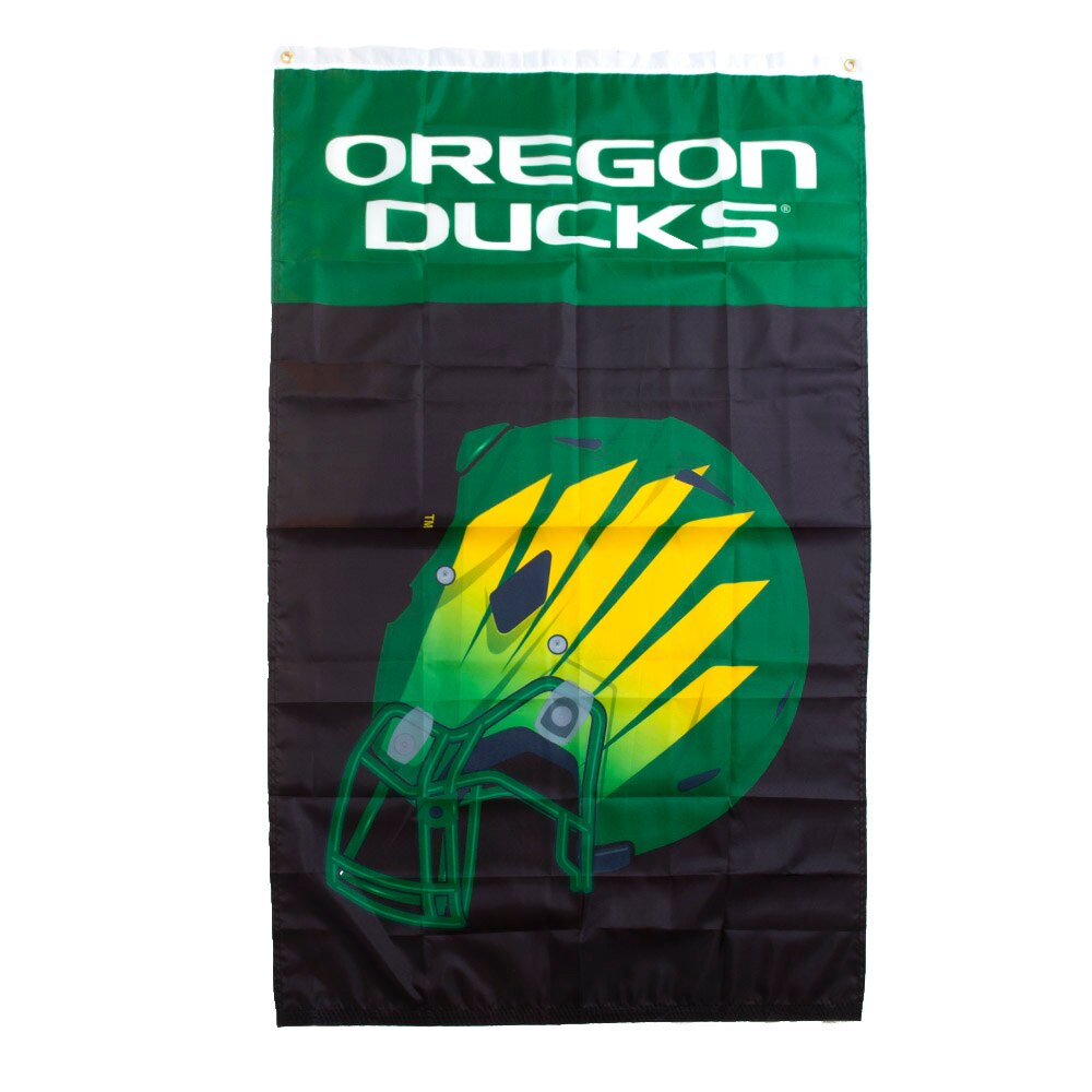 Oregon Ducks word-mark, Black, Flags & Banners, Home & Auto, Football, Sewing Concept, 707463